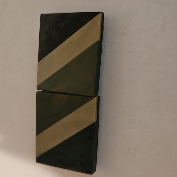 Brown & Blonde Wood Vintage Belt Buckle (I THINK) - Picture 3 of 7